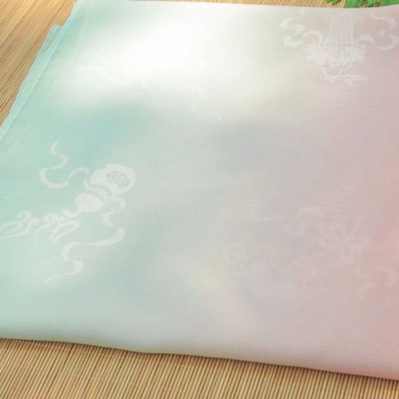 Azure Pink Gradient Ombre Shawl Wrap Scarf - Picture 5 of 6